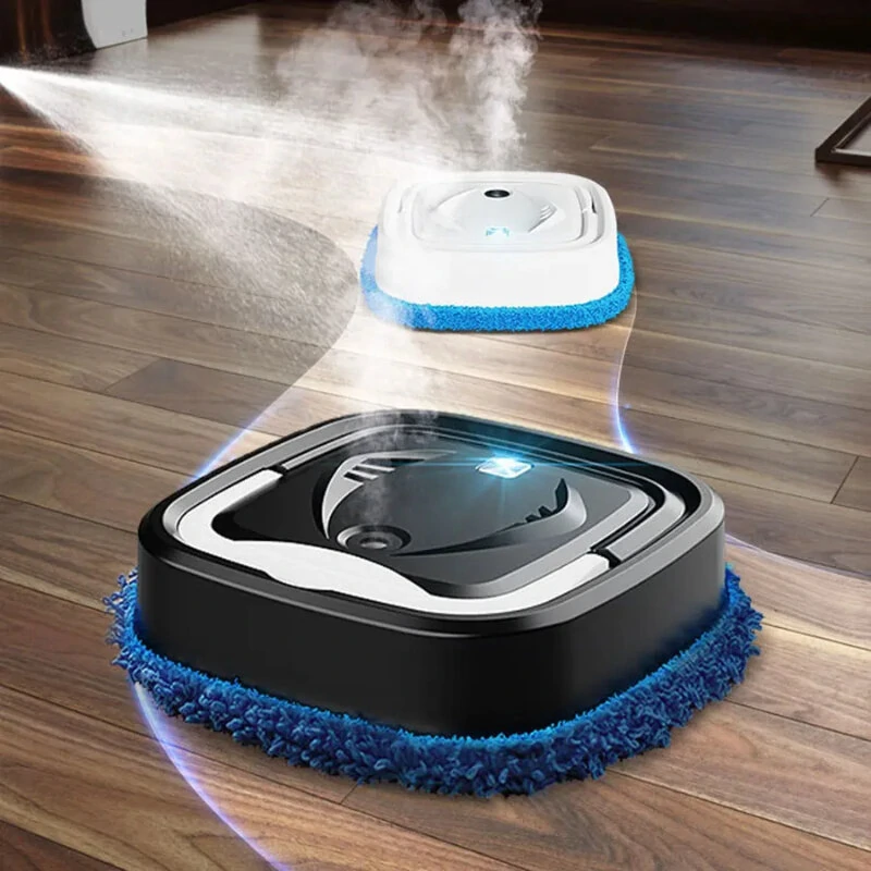 (image for) Automatic Smart Mopping Robot with Water Tank, Vacuum and Mop Cleaning Robot, Floor Sweeper for Home
