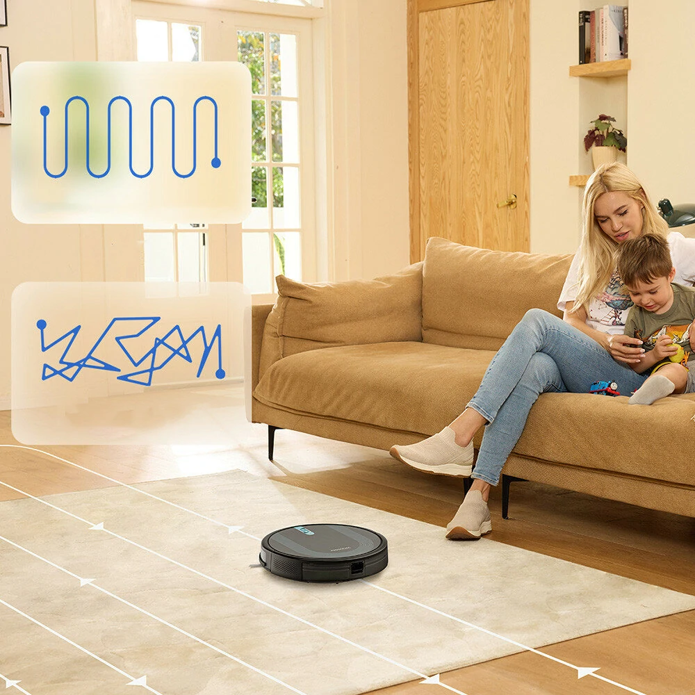 (image for) [US direct] Proscenic 850T Smart Robot Cleaner 3000Pa Suction Three Cleaning Modes 250ml Dust Collector 200ml Electric Water Tank Alexa Google Home App Control